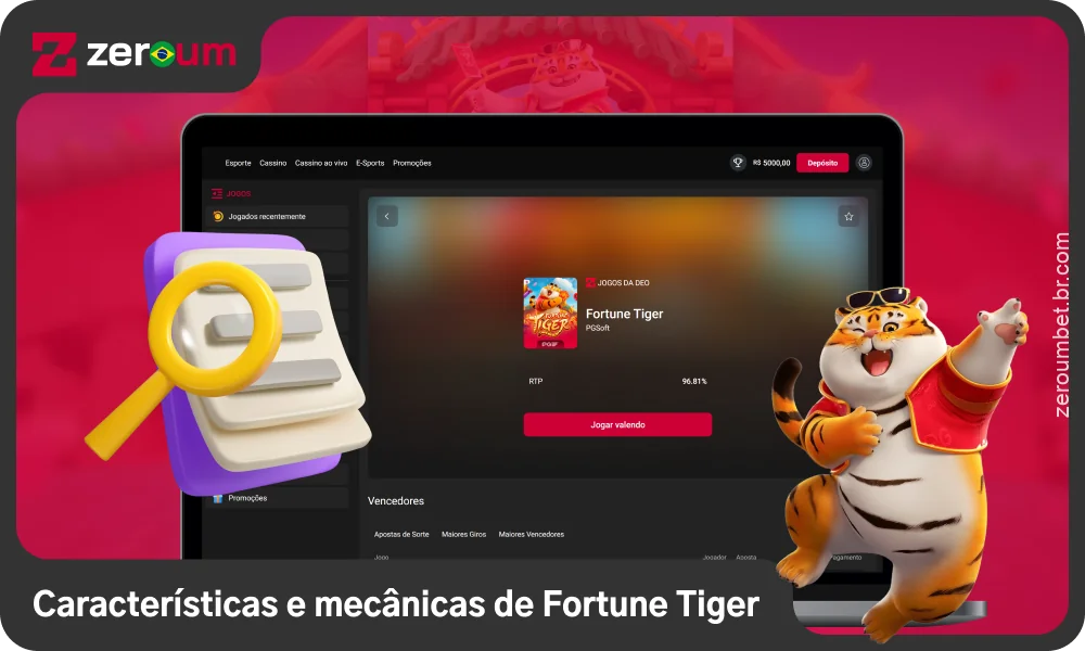 Fortune Tiger na Zeroum Bet atrai jogadores brasileiros com rodadas rápidas, gráficos vibrantes e mecânica dinâmica