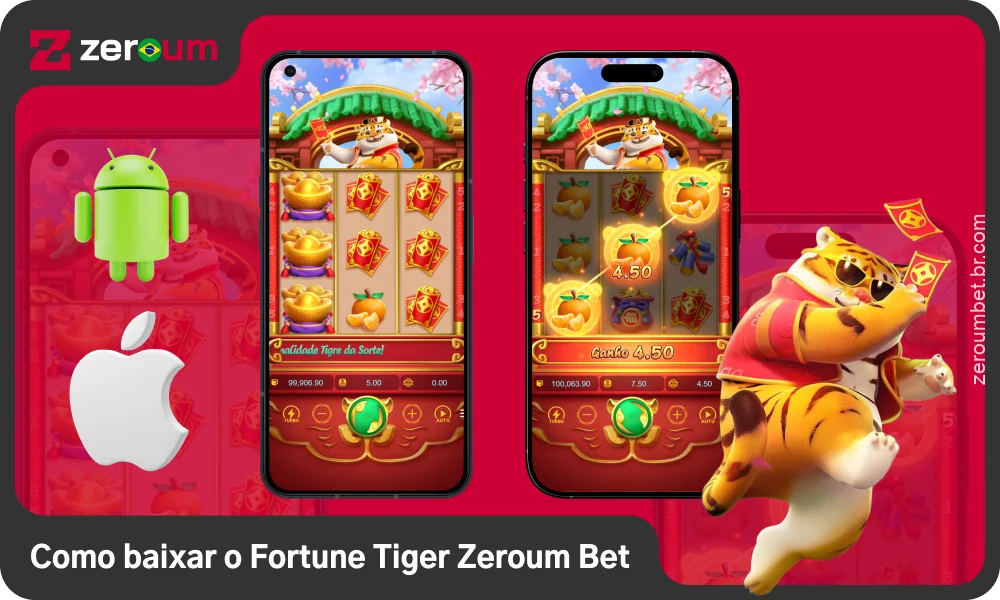 O Fortune Tiger Zeroum Bet está disponível em dispositivos móveis através do navegador, bem como no aplicativo para Android e iOS